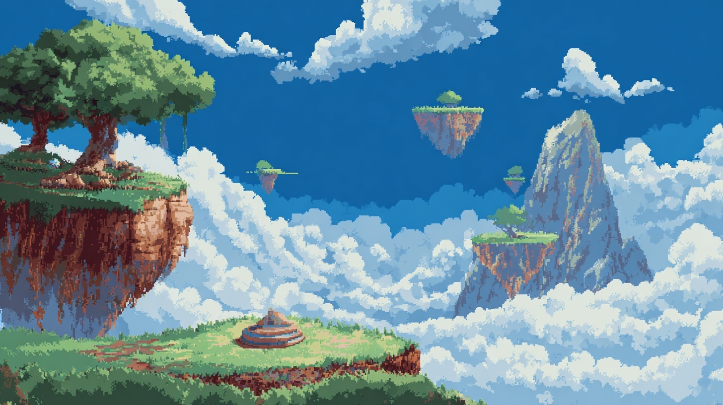 Floating islands in the sky